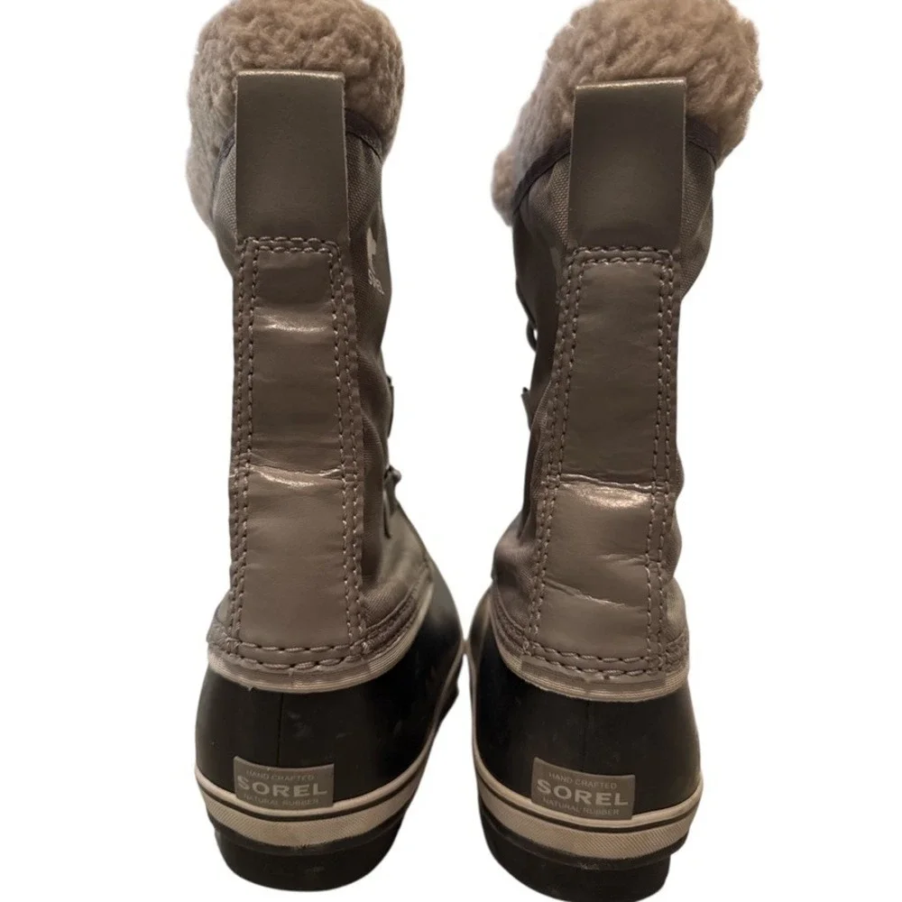Sorel Winter Yoot Pac Nylon Waterproof Snow Boots Kids Sz 7 Women's Sz 8.5 or 9‎